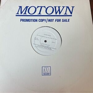 1980 Motown Promotional Vinyl Record Dianna Ross (side 1) + Rick James (side 2)